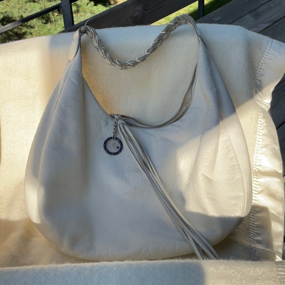 Fringed Banana Republic Hobo Bag